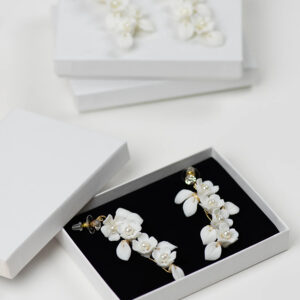 The Bobby Pin Asha Earings Gold