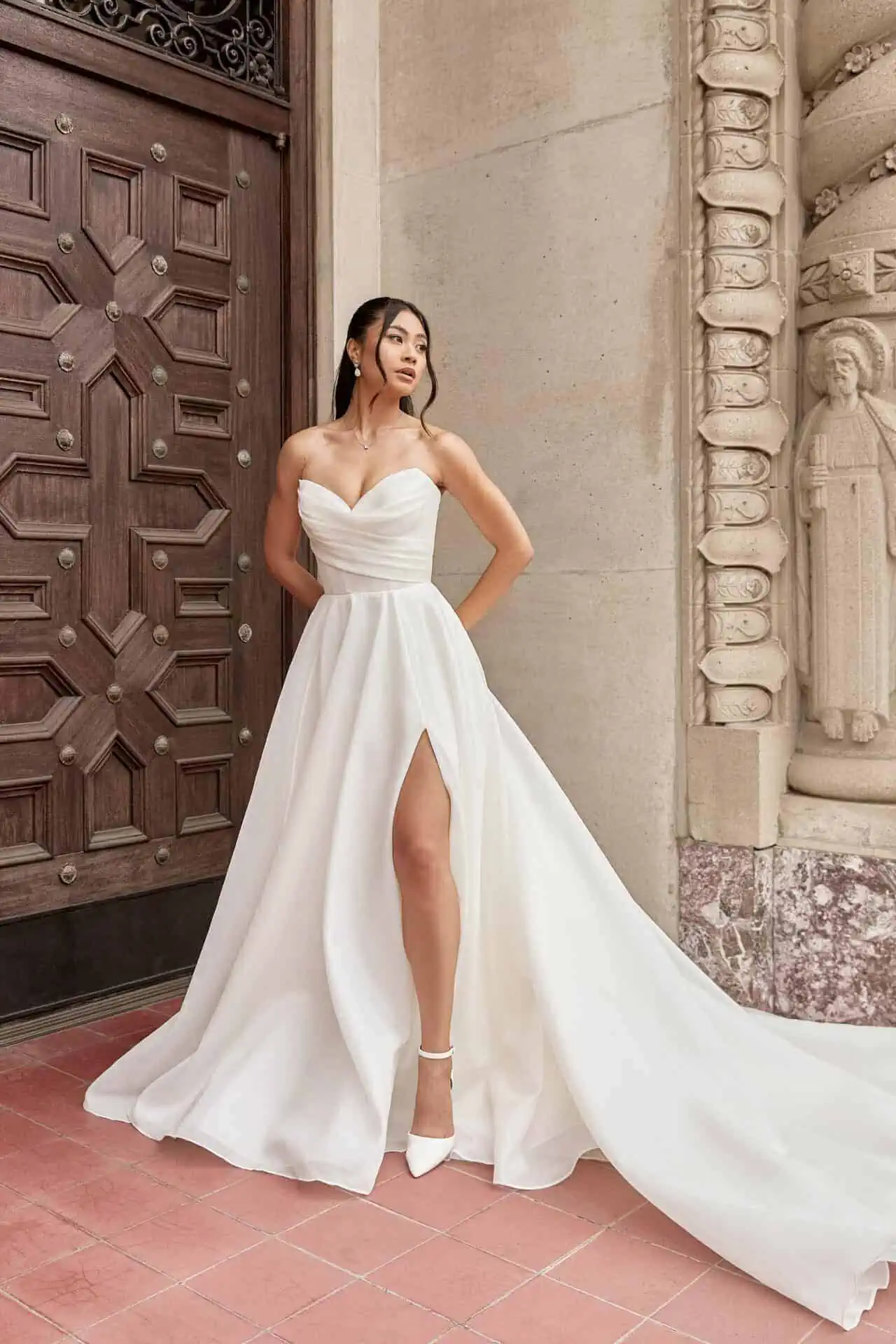 Relaxed Ballgown with Scoop Back - Essense of Australia Wedding Dresses